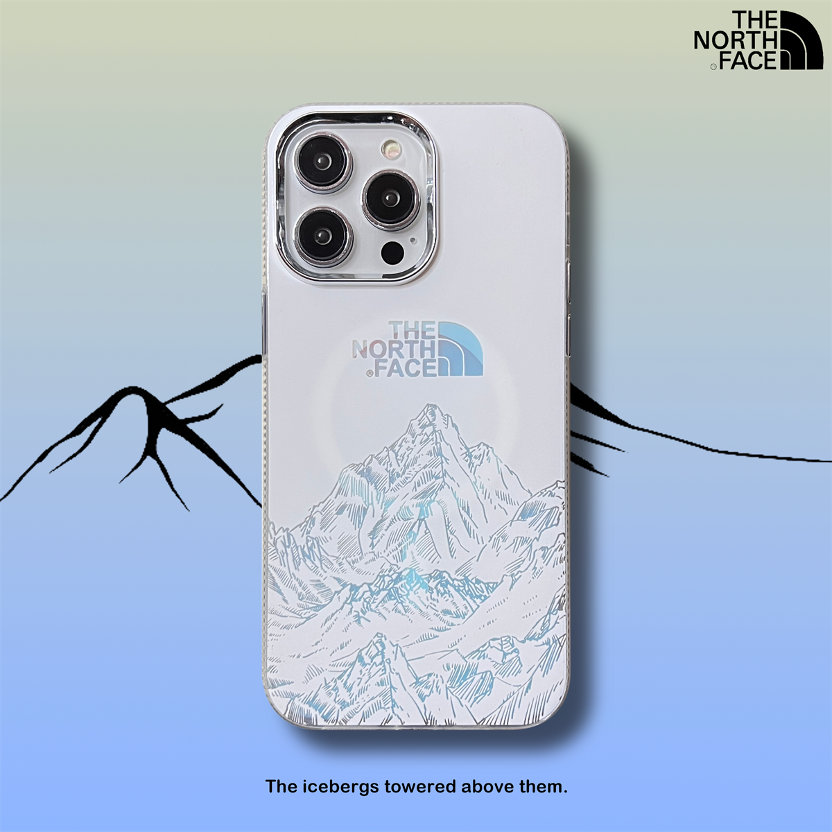 Vazico [MAGSAFE]FROSTED LASER SNOW MOUNTAIN IPHONE CASE