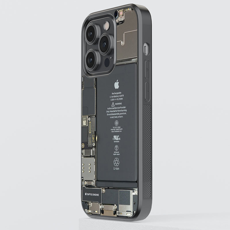 Vazico Phone Circuit Teardown Glass Case