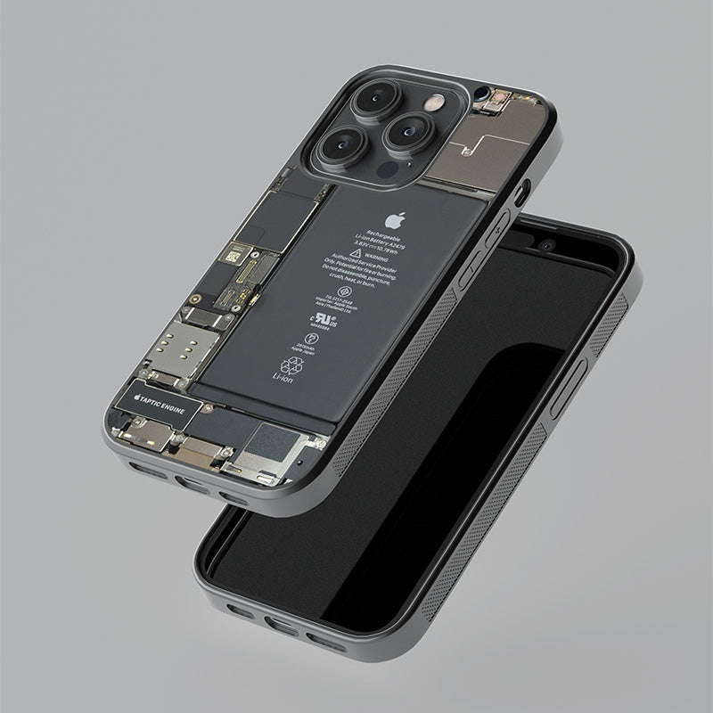 Vazico Phone Circuit Teardown Glass Case